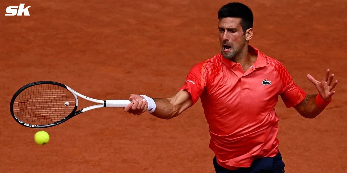 Novak Djokovic in action: French Open - 2023.