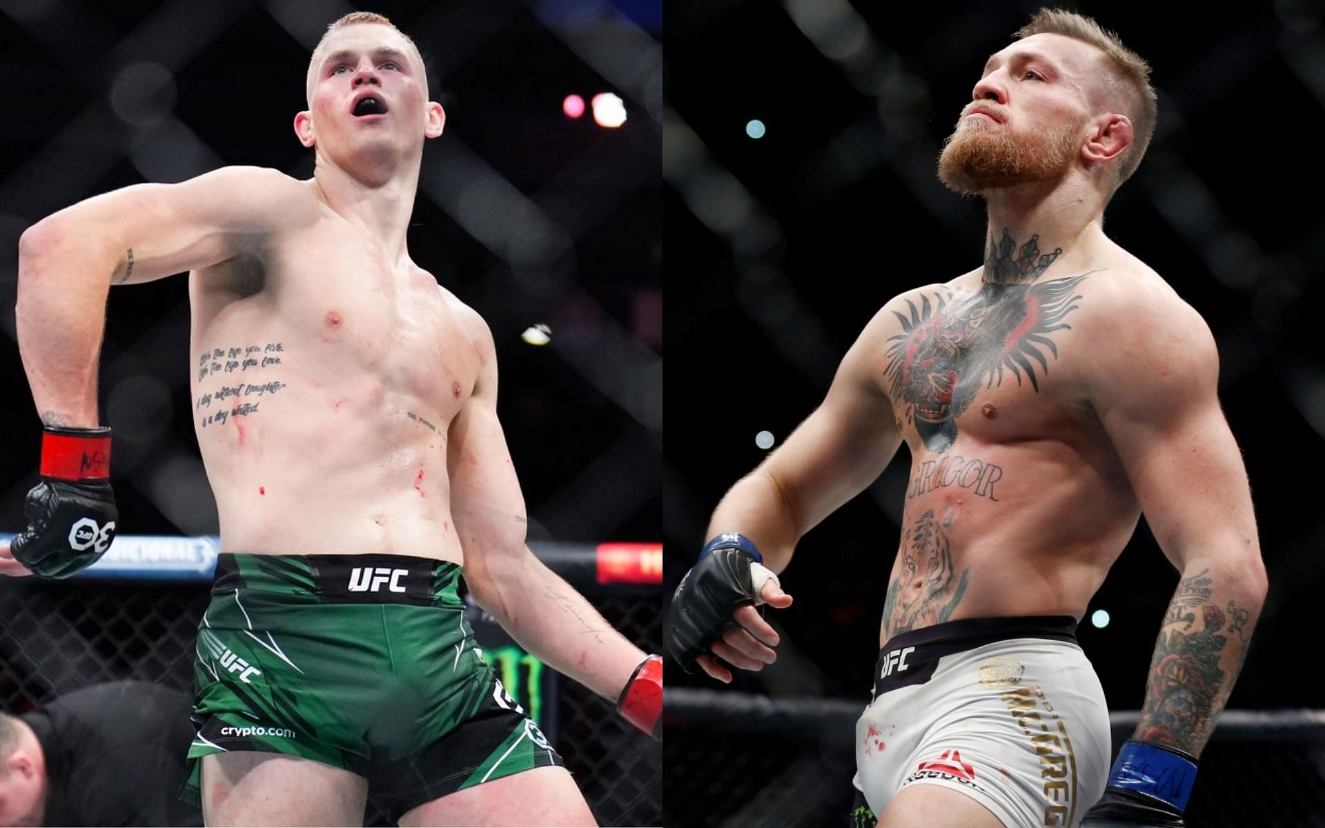 Ian Garry (left) and Conor McGregor (right). [via Getty Images]