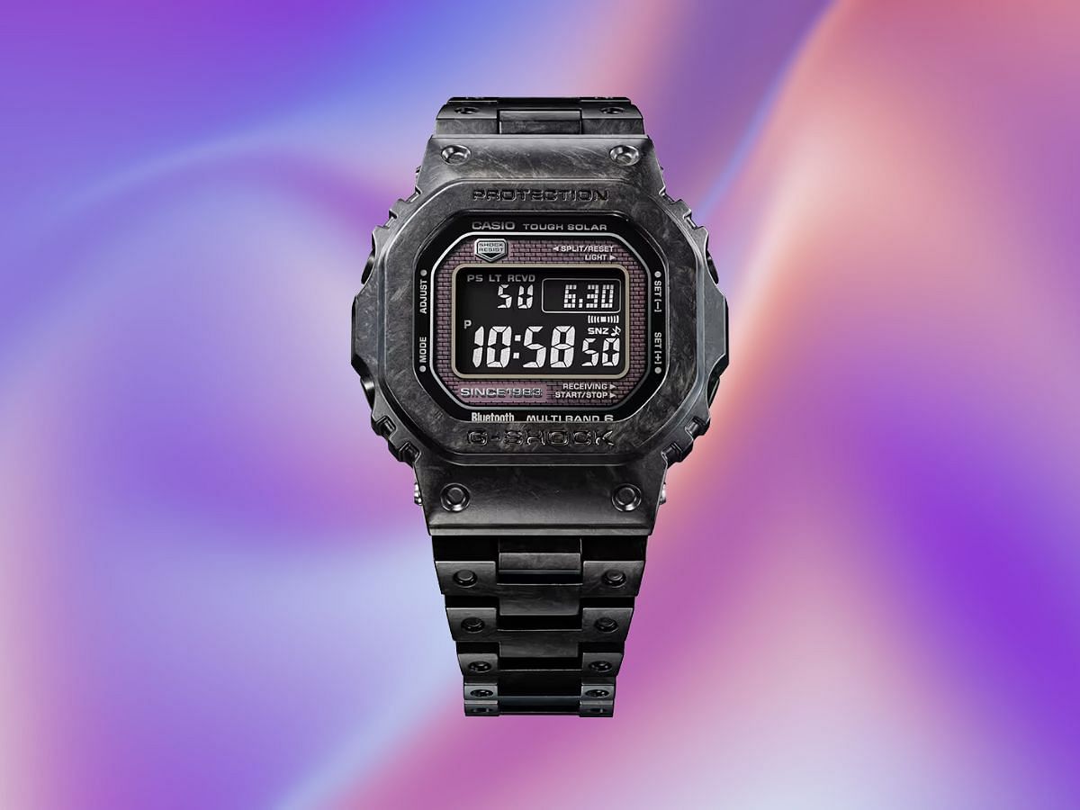 G-SHOCK GCW-B5000UN Carbon Edition watches (Image via G-SHOCK)