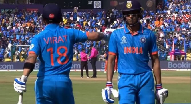 [Watch] Virat Kohli gets rousing reception from Bengaluru fans as he walks out to bat during IND vs NED 2023 World Cup match