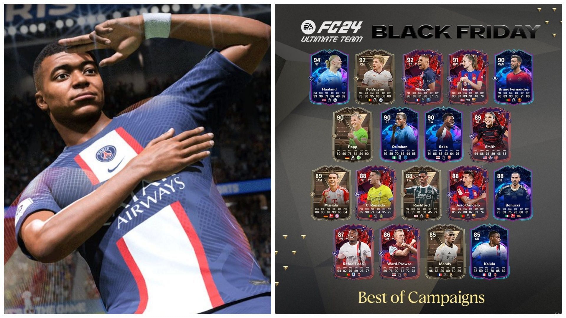 The Black Friday Best of Campaign players are now available (Images via EA Sports)