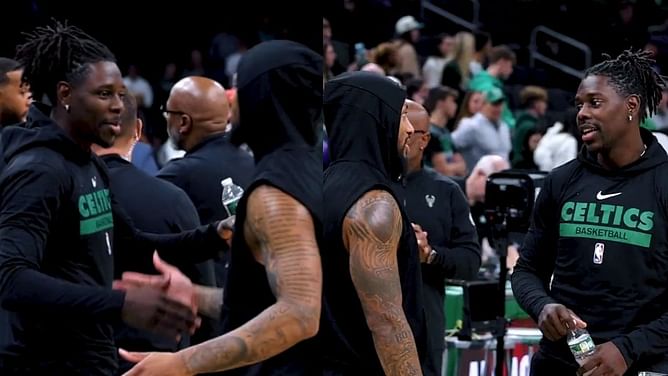 Watch: Damian Lillard and Jrue Holiday link up for first time since offseason trades