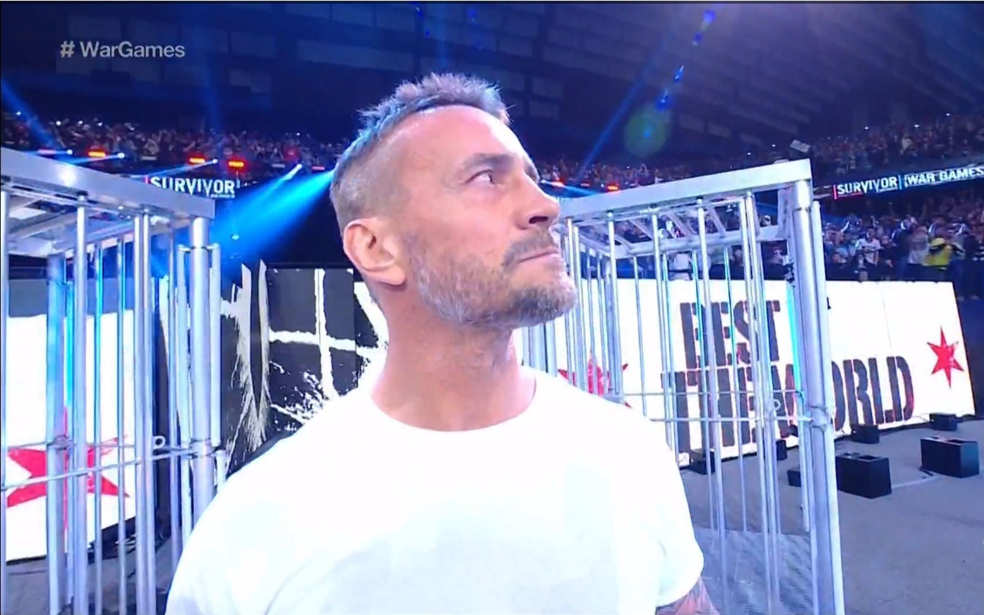 CM Punk officially makes his return to WWE after the main event of Survivor Series: WarGames