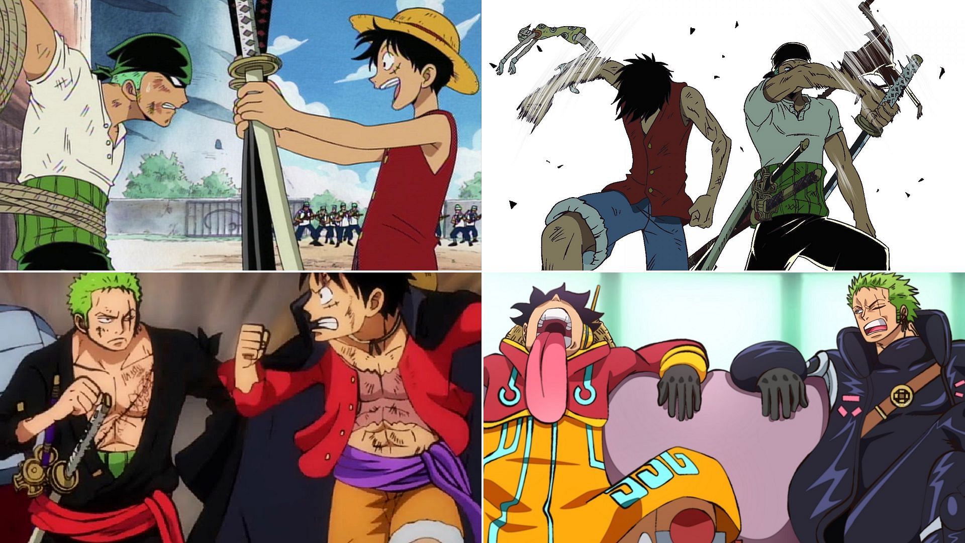 Luffy and Zoro forms the best duo in One Piece