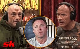 "He called him a racist" - Chael Sonnen breaks down "awkward" Joe Rogan interview where 'The Rock' revealed MMA aspirations
