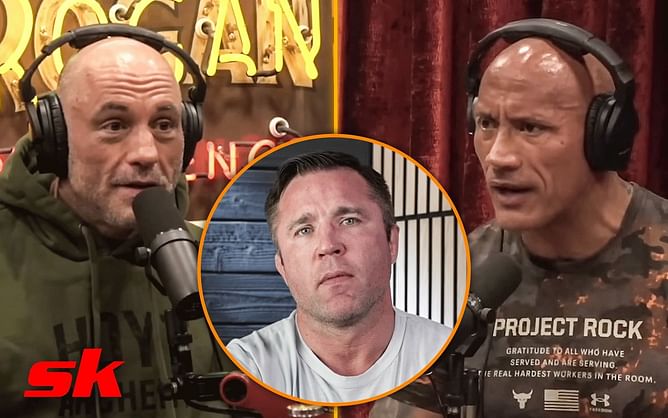"He called him a racist" - Chael Sonnen breaks down "awkward" Joe Rogan interview where 'The Rock' revealed MMA aspirations