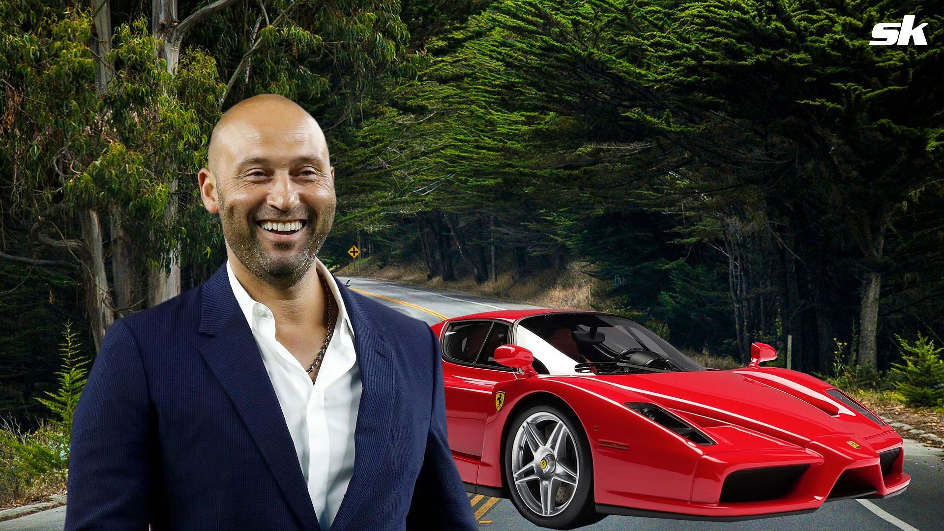 Derek Jeter owns an impressive car collection, including a head-turning Ferrari Enzo