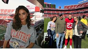 Christian McCaffrey's fiancée Olivia Culpo shows support to 49ers despite rough 31-17 loss to Bengals