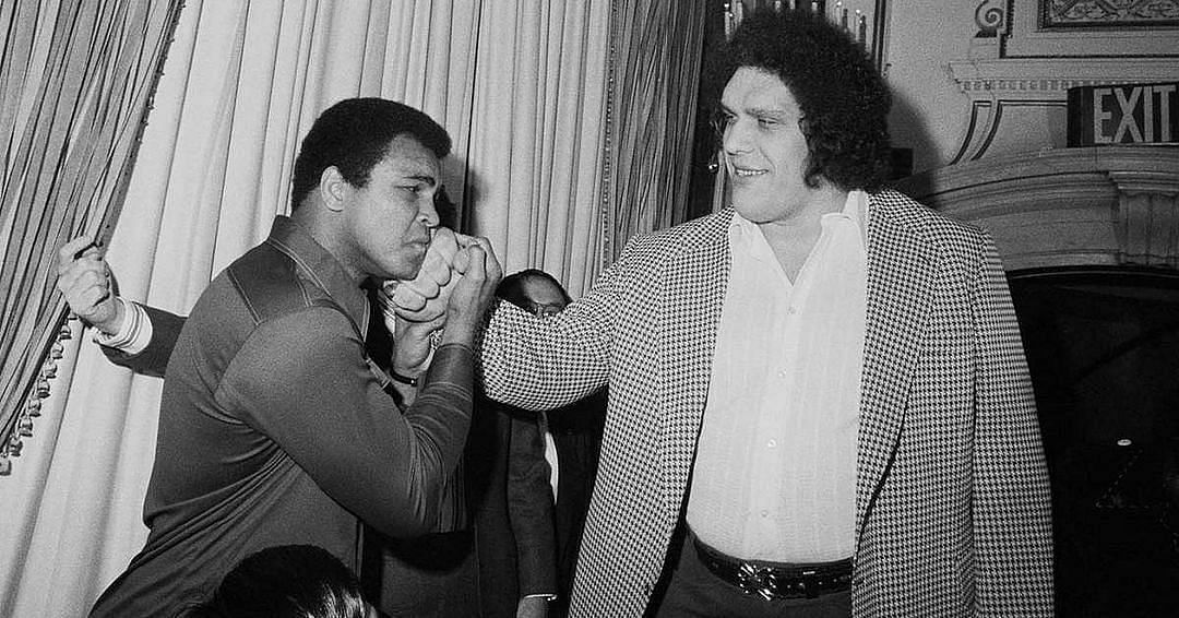 Andre The Giant with Muhammad Ali, Source: Andre The Gaint&rsquo;s Instagram