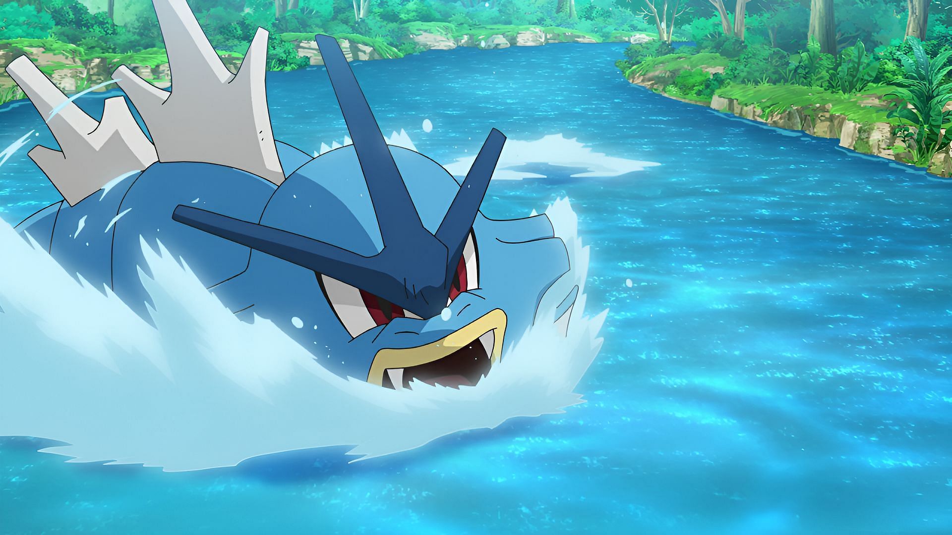 Gyarados is the strongest Water-type in all of Kanto (Image via The Pokemon Company)