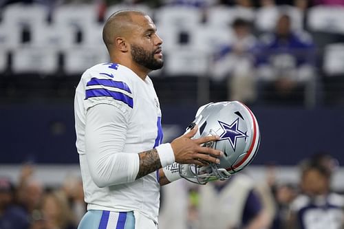 Dak Prescott at New York Giants v Dallas Cowboys