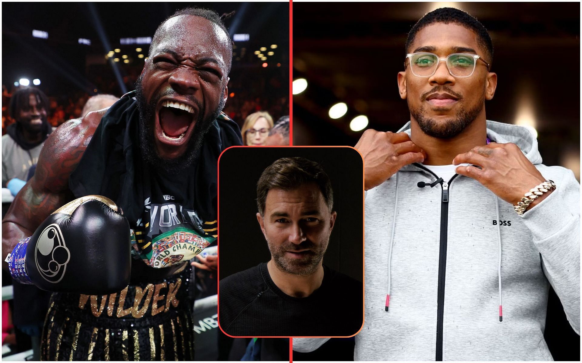 Deontay Wilder meets with Eddie Hearn for a potential showdown with Anthony Joshua