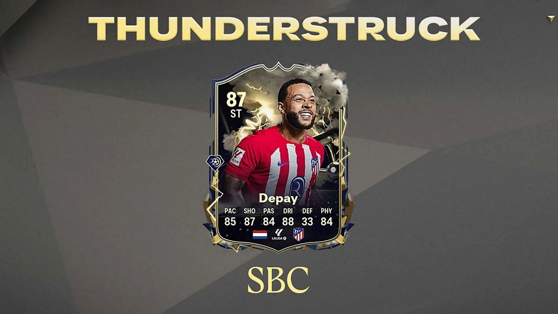 A new Thunderstruck SBC is now available in EA FC 24 (Image via EA Sports)