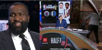 Watch: Kendrick Perkins makes absolute mockery of Clippers at Luka Doncic's hands with baffling skit