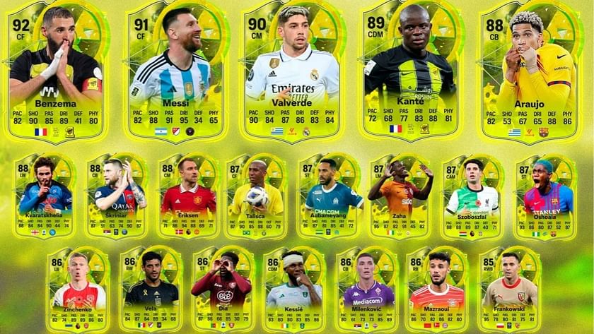 EA FC 24 Radioactive Team 1 squad confirms huge Lionel Messi and