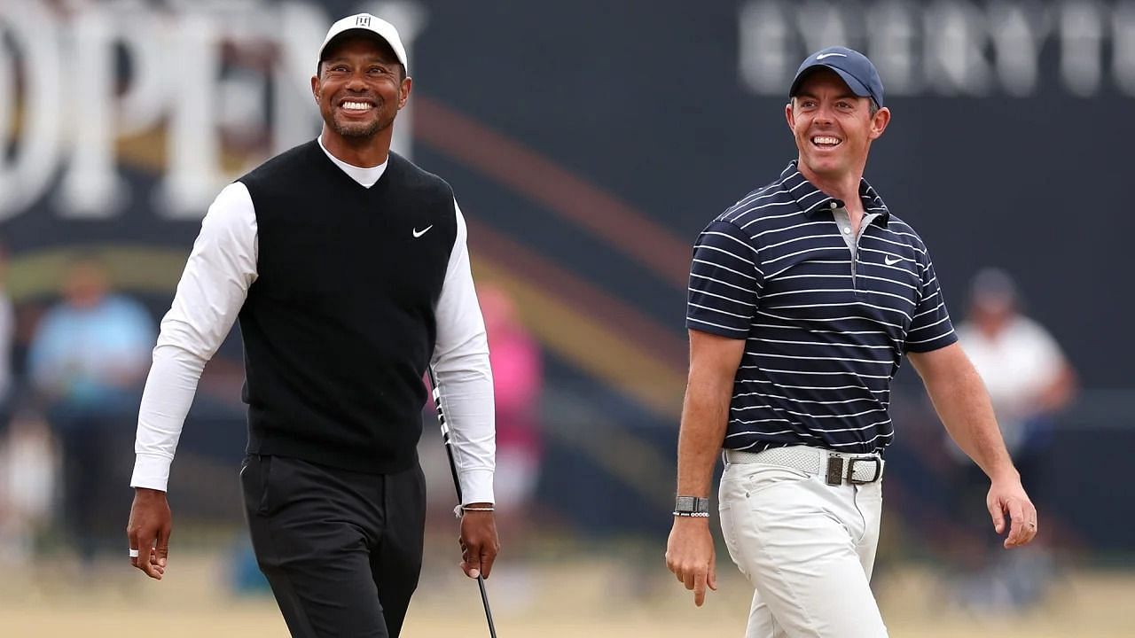 TGL is the upcoming league owned by Tiger Woods and Rory McIlroy (Image via Oisin Keniry/R&amp;A/Getty )