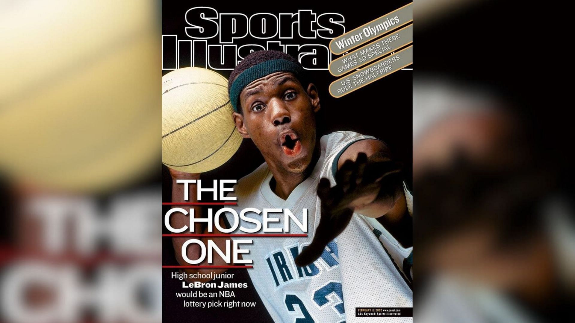 LeBron James featured in a Sports Illustrated cover