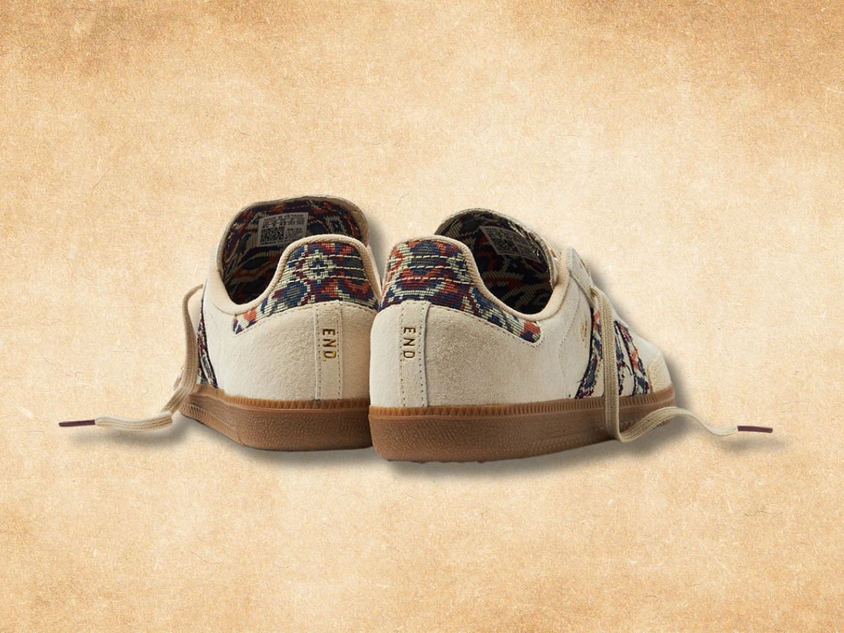 END. x Adidas Samba &ldquo;Past&rdquo; sneakers (Image via Sneaker News)