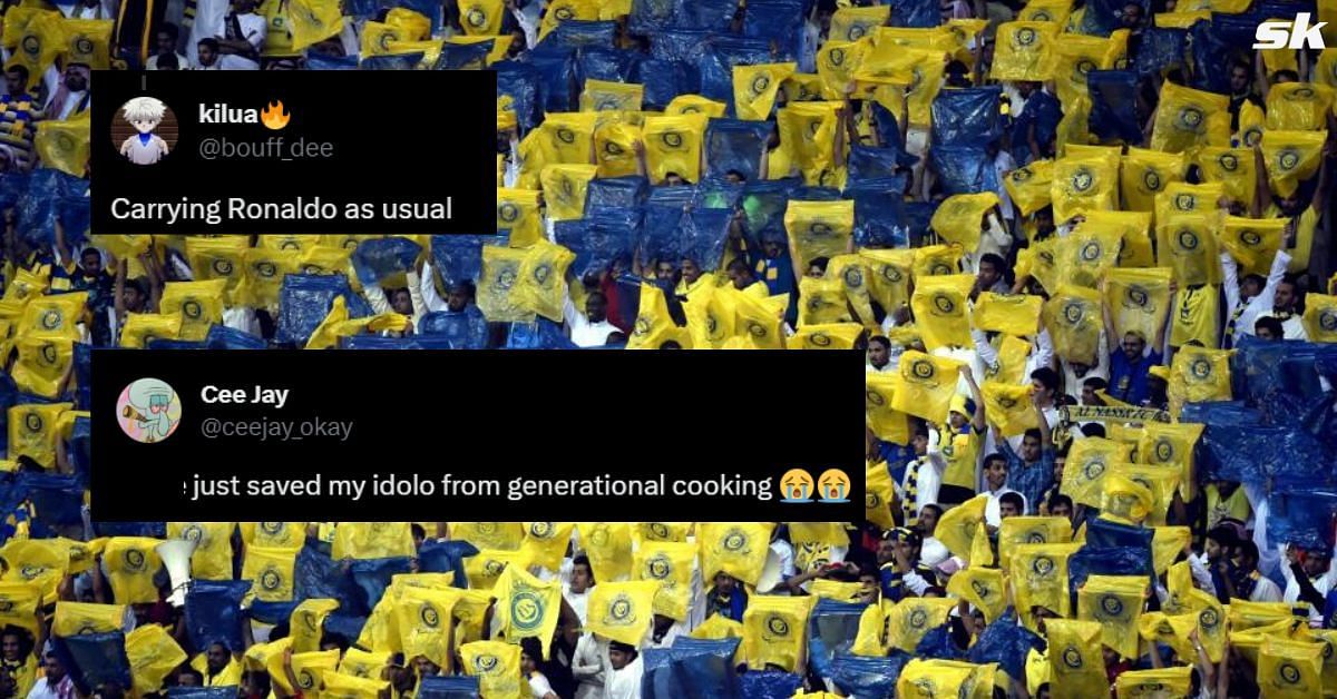 Fans aimed their comments at Cristiano Ronaldo after his teammate rescued Al Nassr at the last minute