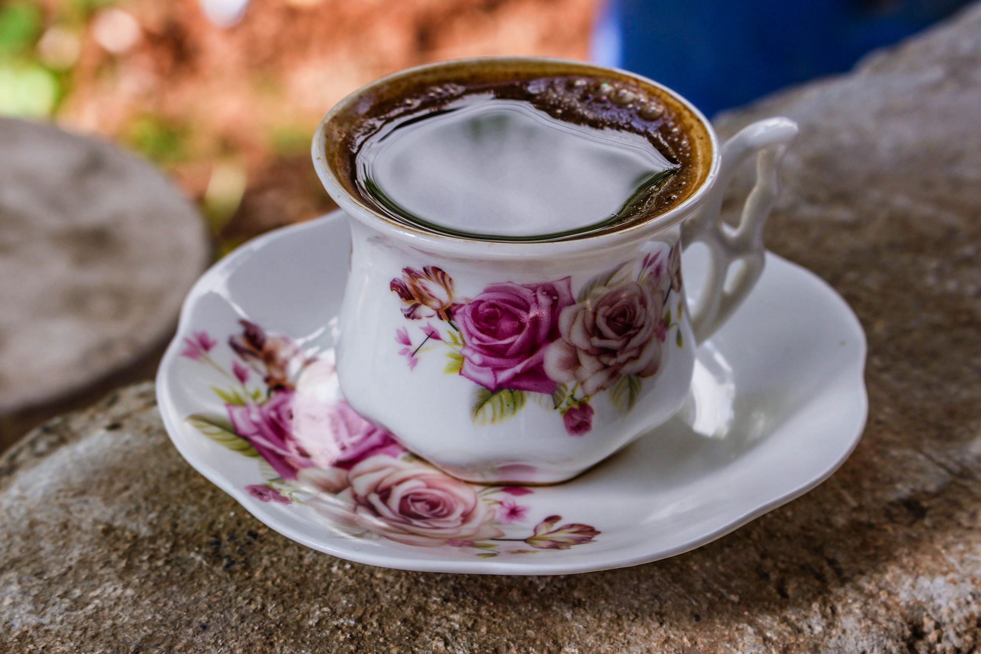 Rose tea as one of the stress-relief teas (image sourced via Pexels / Photo by Samer)