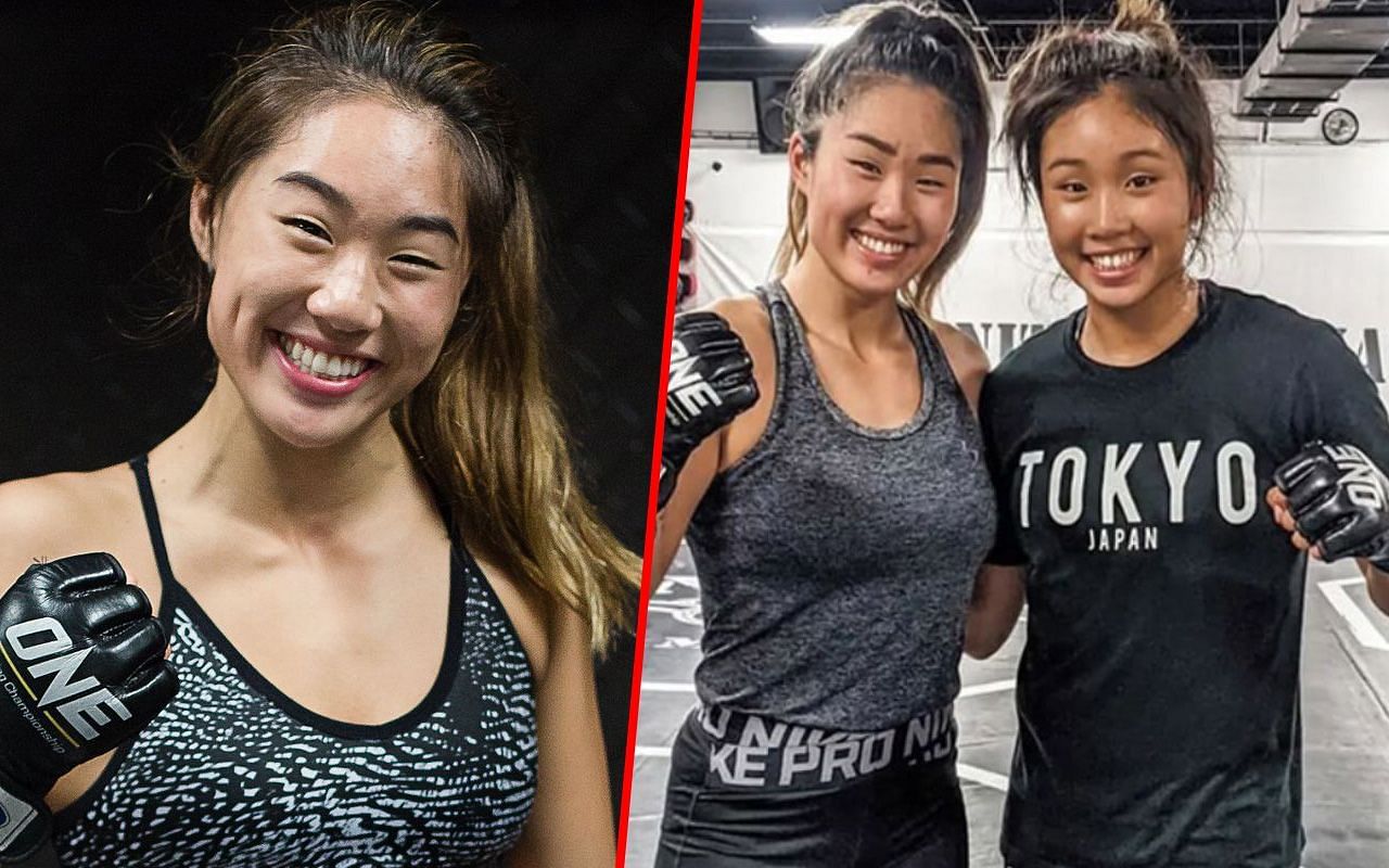 Angela Lee, with late sister Victoria, wants Fightstory to unite the world in tackling mental health struggles. -- Photo by ONE Championship