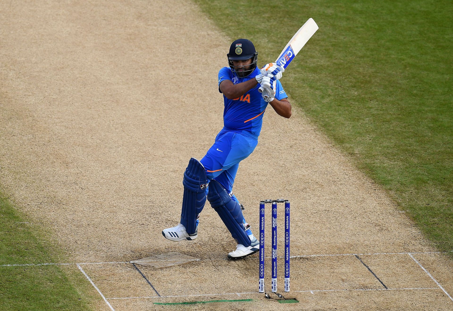 Rohit Sharma in action, Bangladesh v India - ICC Cricket World Cup 2019
