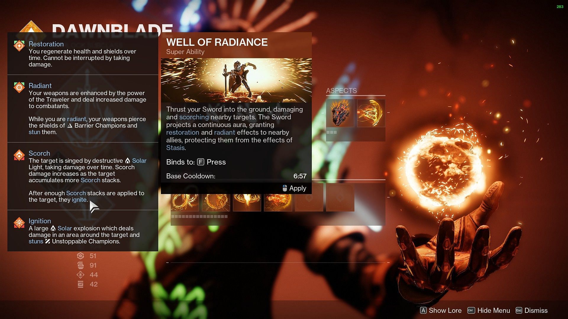 Well of Radiance in Destiny 2 (Image via Bungie)