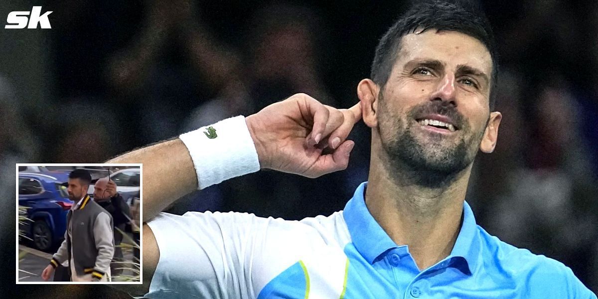 Novak Djokovic has arrived in Turin, Italy for the 2023 ATP Finals