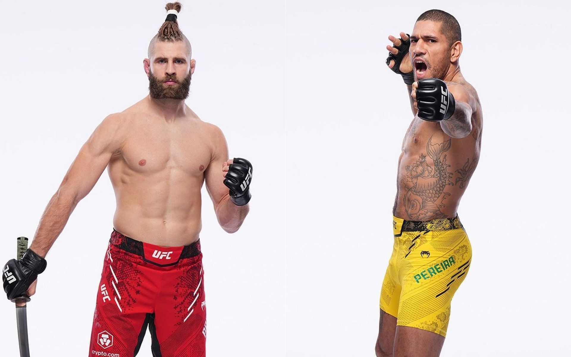 Jiri Prochazka (left) Alex Pereira (right) [Image courtesy @ufc on Instagram]