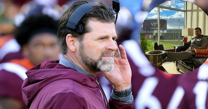 "This cup of coffee tastes extra good this morning" - Virginia Tech HC Brent Pry trolls Virginia after clinching 2023 Commonwealth Cup