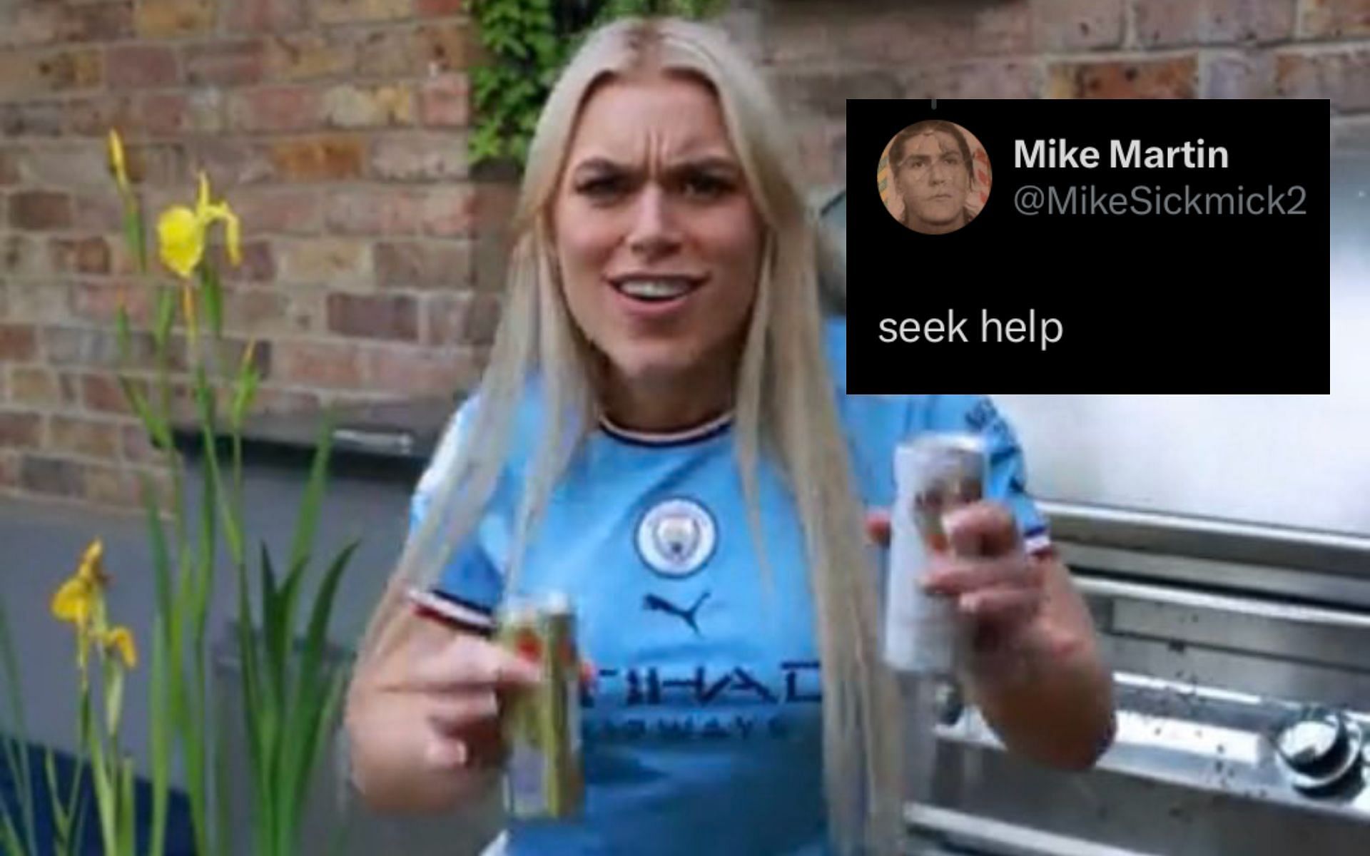 UFC fighter goes all out against “tr*mp” Elle Brooke for her boisterous  support of Manchester City