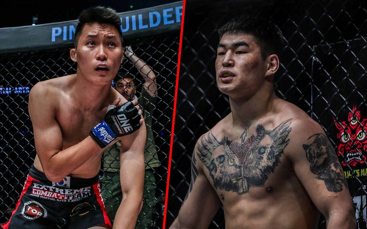 Kwon Won Il (L) and Shinechagtga Zoltsetseg (R) | Photo by ONE Championship