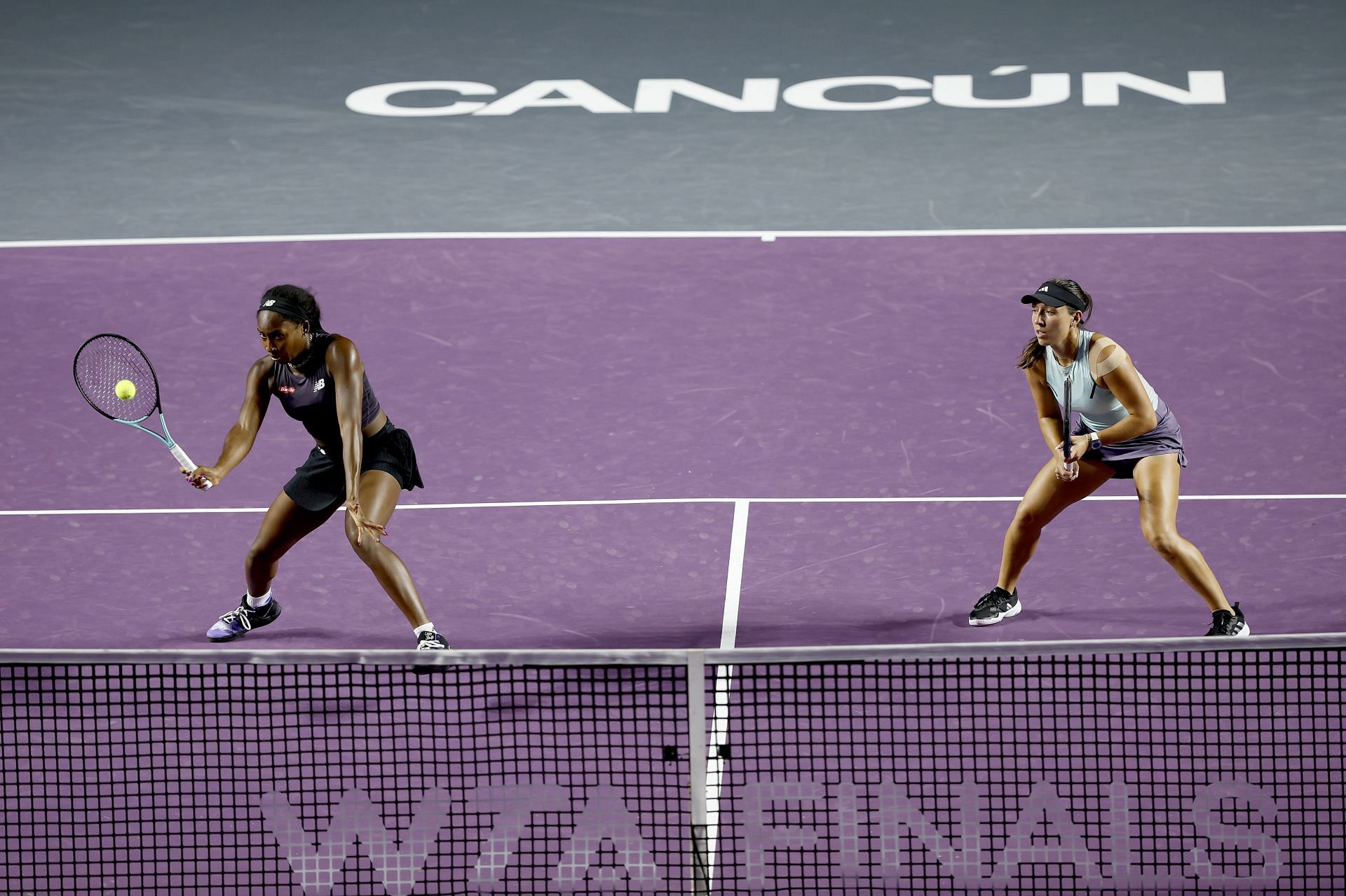 Coco Gauff and Jessica Pegula at the 2023 WTA Finals.
