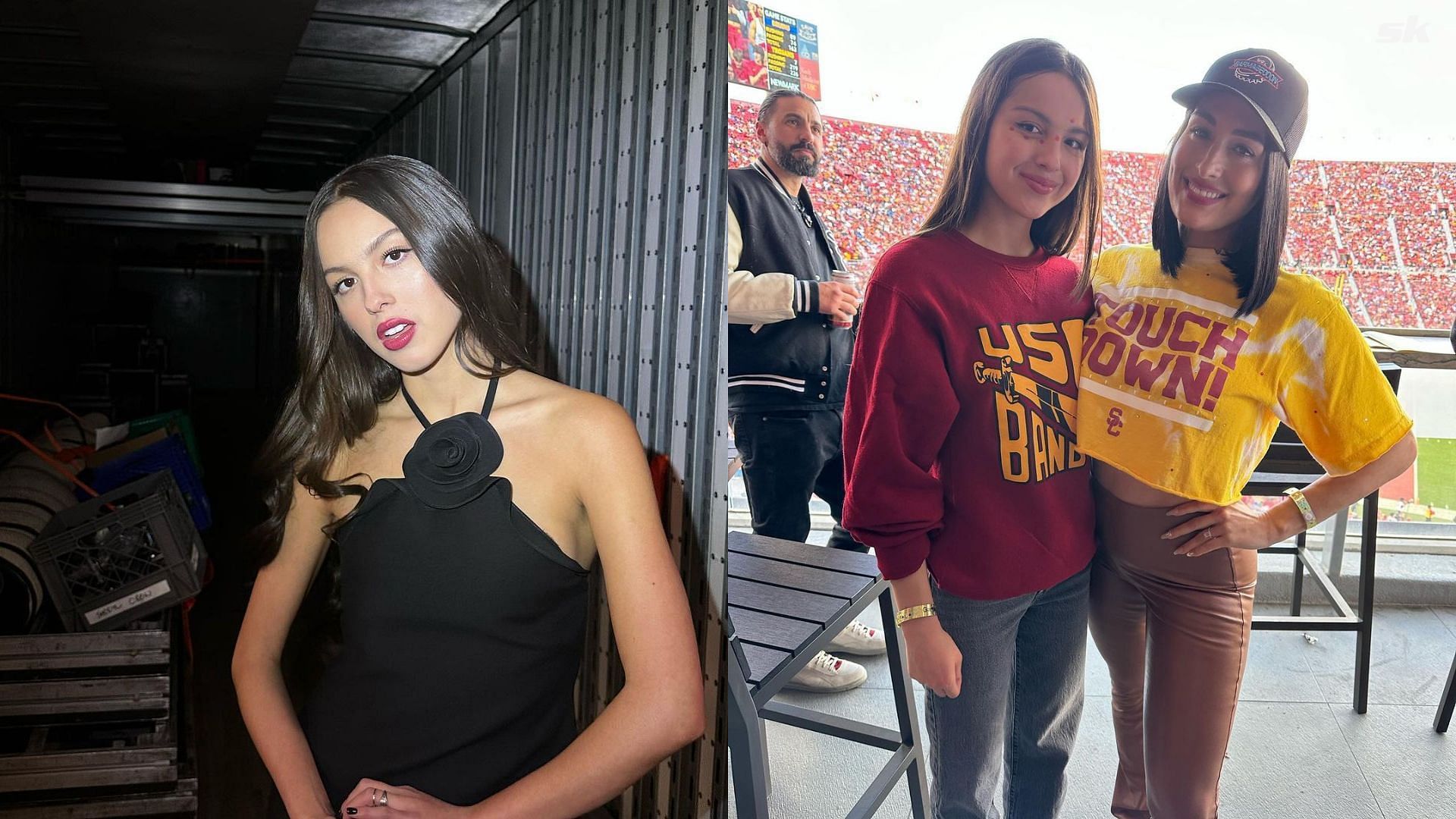 Celebrities attended the USC vs. UCLA clash. Olivia Rodrigo