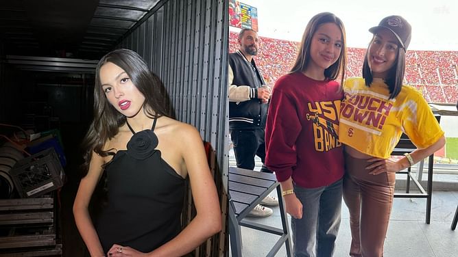 5 celebrities who attended Caleb Williams' final takedown against UCLA ft. Olivia Rodrigo, Nikki García and more
