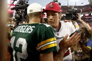 Aaron Rodgers and Tom Brady