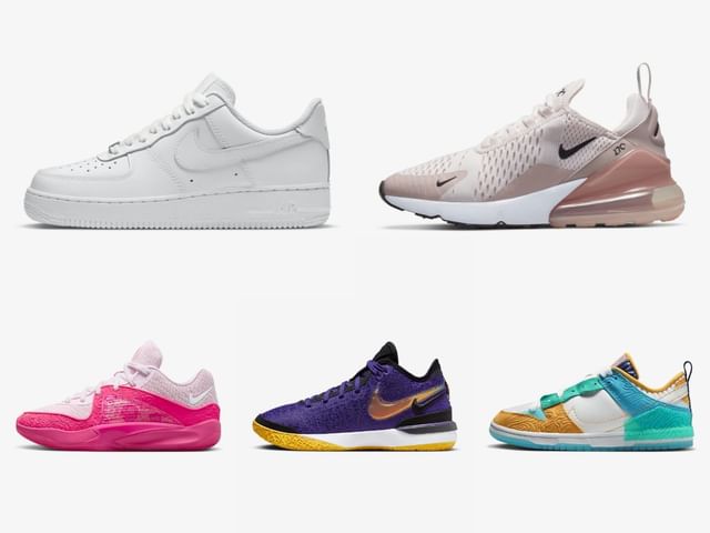 trending women's nike sneakers