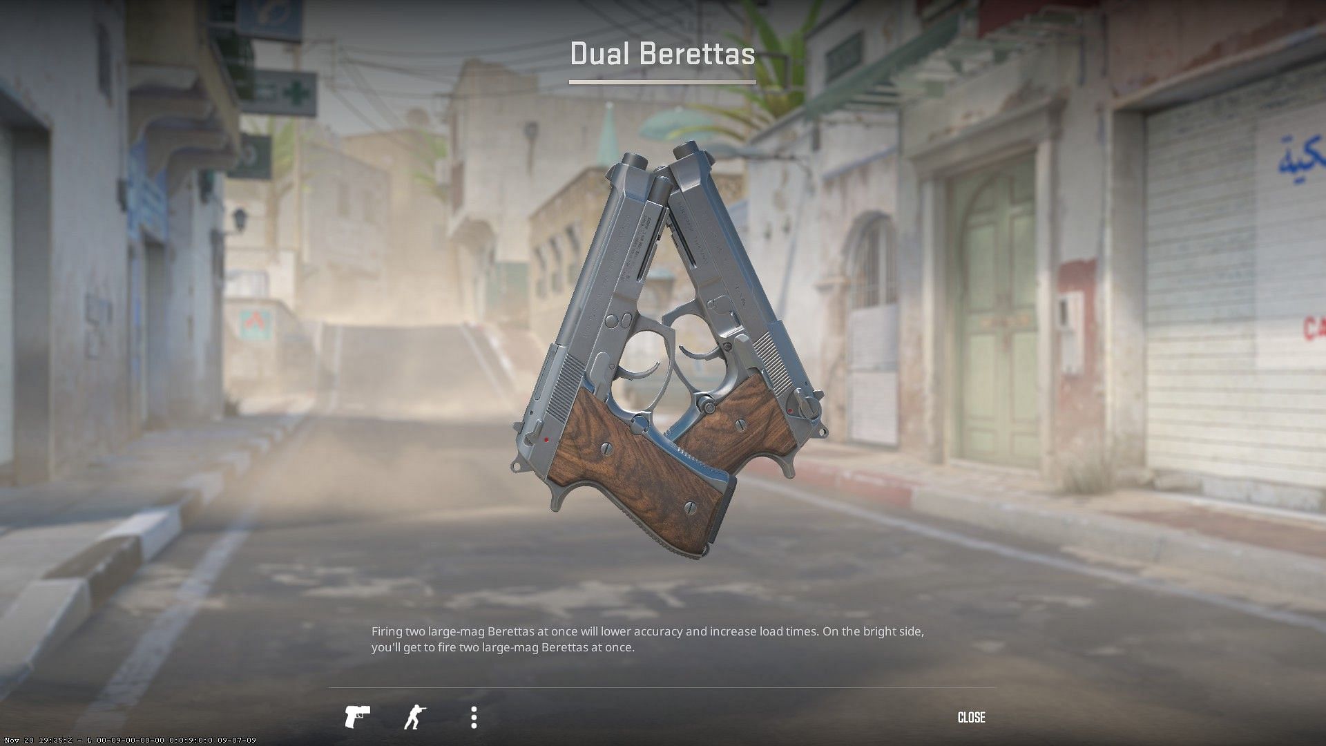 Dual Berettas (Image via Valve)