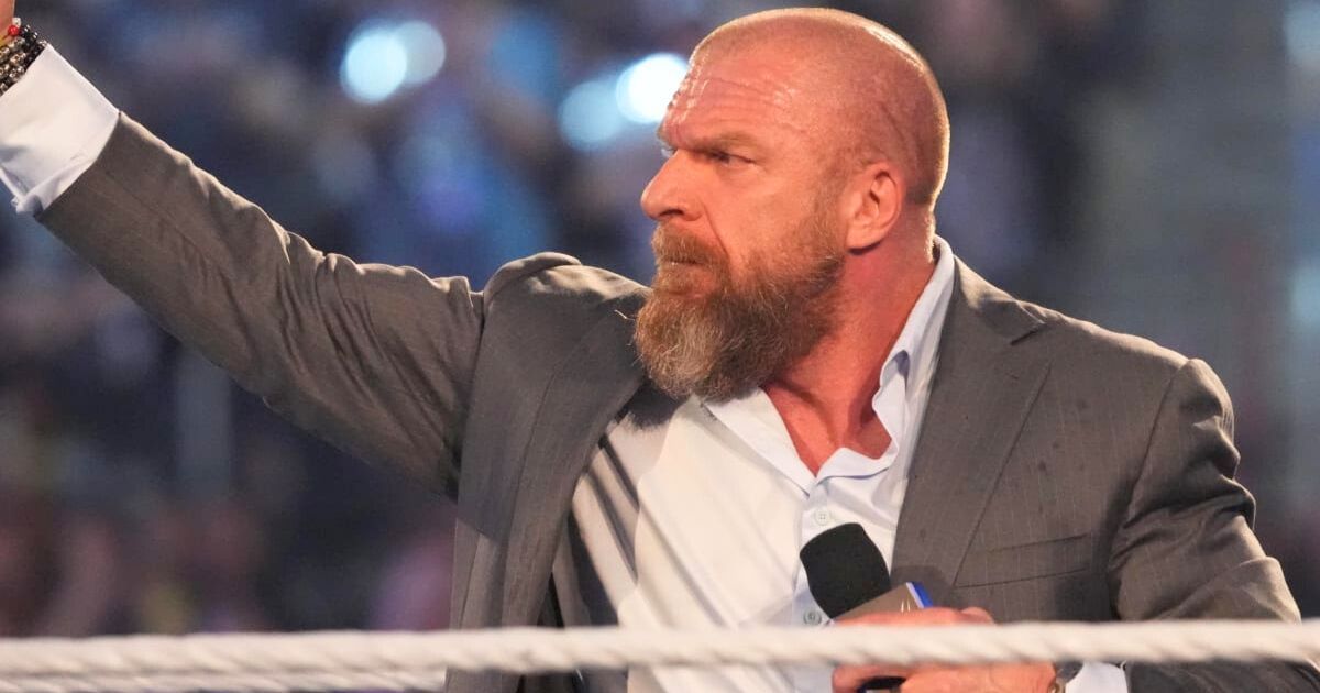 WWE Hall of Famer and creative head, Triple H.