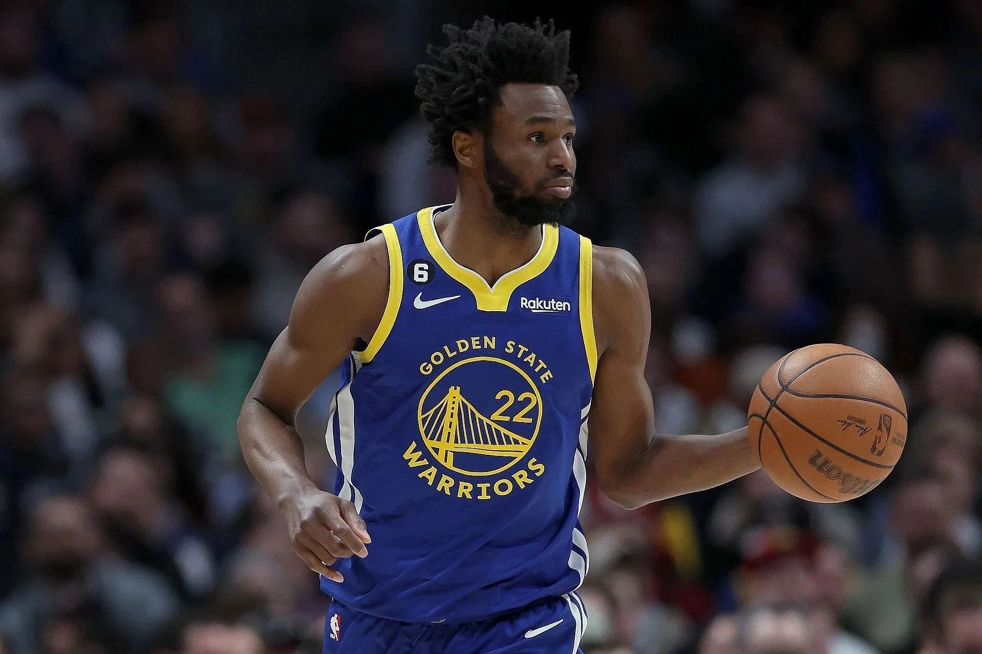 Golden State Warriors forward Andrew Wiggins drained a clutch triple late in their game against the Oklahoma City Thunder on Saturday.