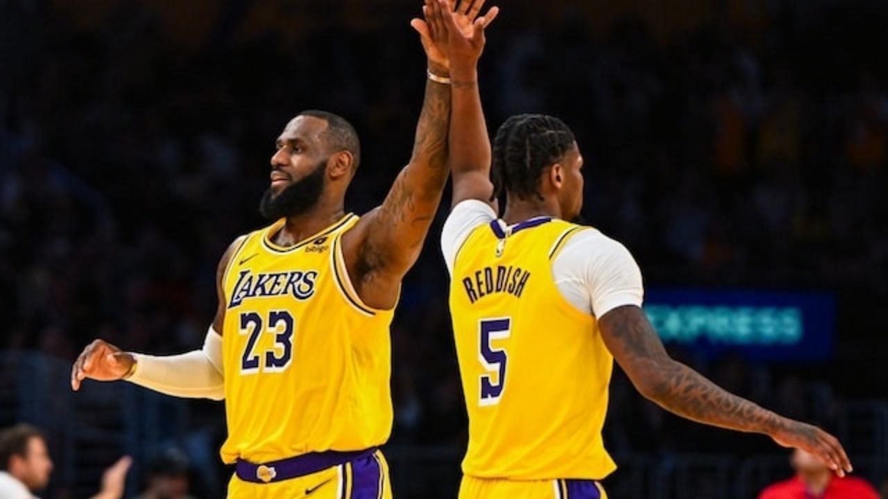 LeBron James and Cam Reddish played key roles in the LA Lakers
