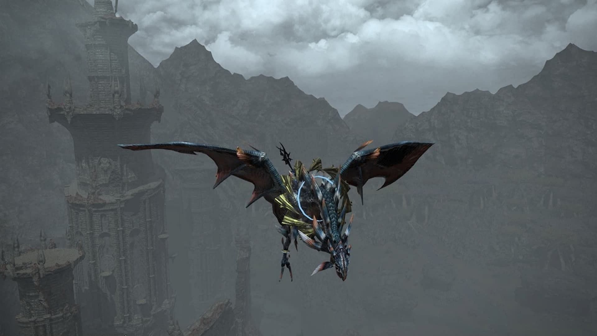 Twintania dragon in Final Fantasy 14