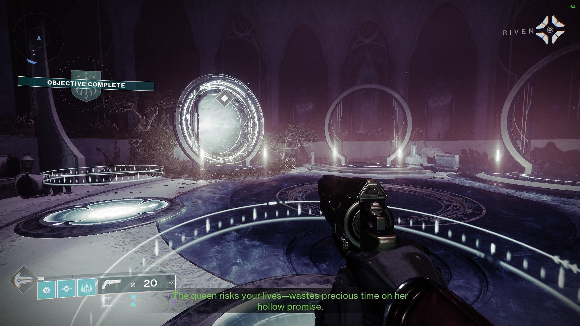 Portal room in Destiny 2 (Image via Bungie)