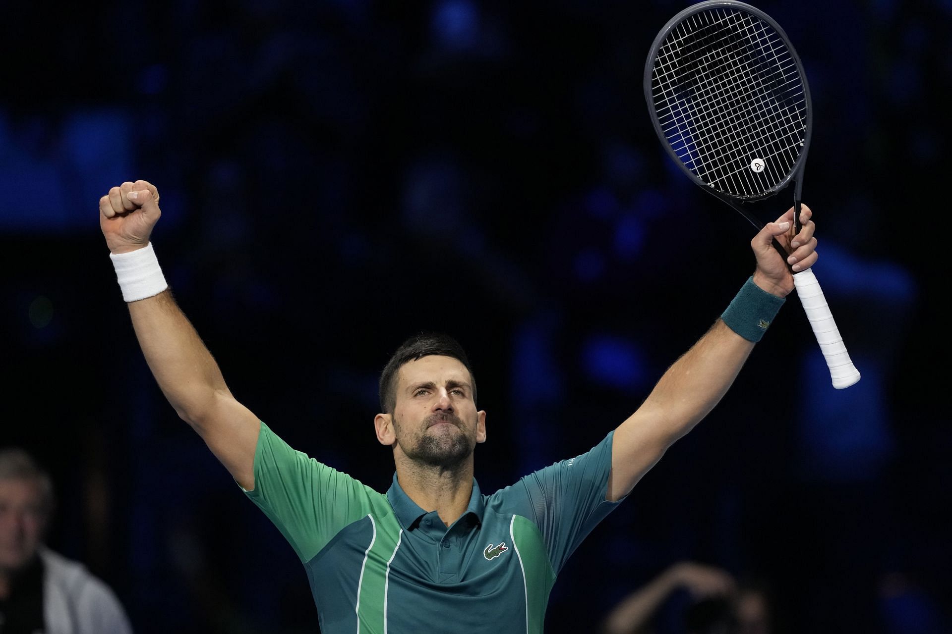 Novak Djokovic at the 2023 ATP Finals