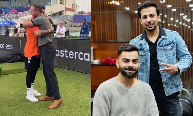 New haircut to hug with ABD, Virat Kohli mania dominates social media as batter turns 35