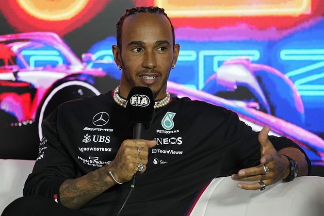 Lewis Hamilton takes a veiled dig at Max Verstappen and his criticism of the 2023 F1 Las Vegas GP