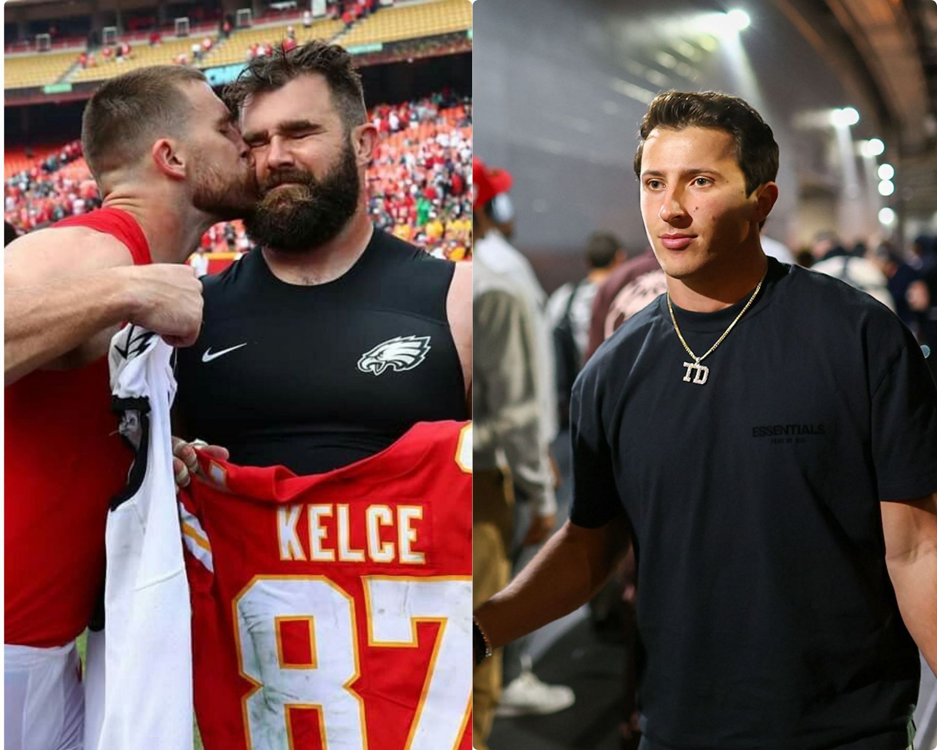 &ldquo;I blame Mrs. DeVito&rdquo;: Jason and Travis Kelce roast Giants QB Tommy DeVito for living with his parents