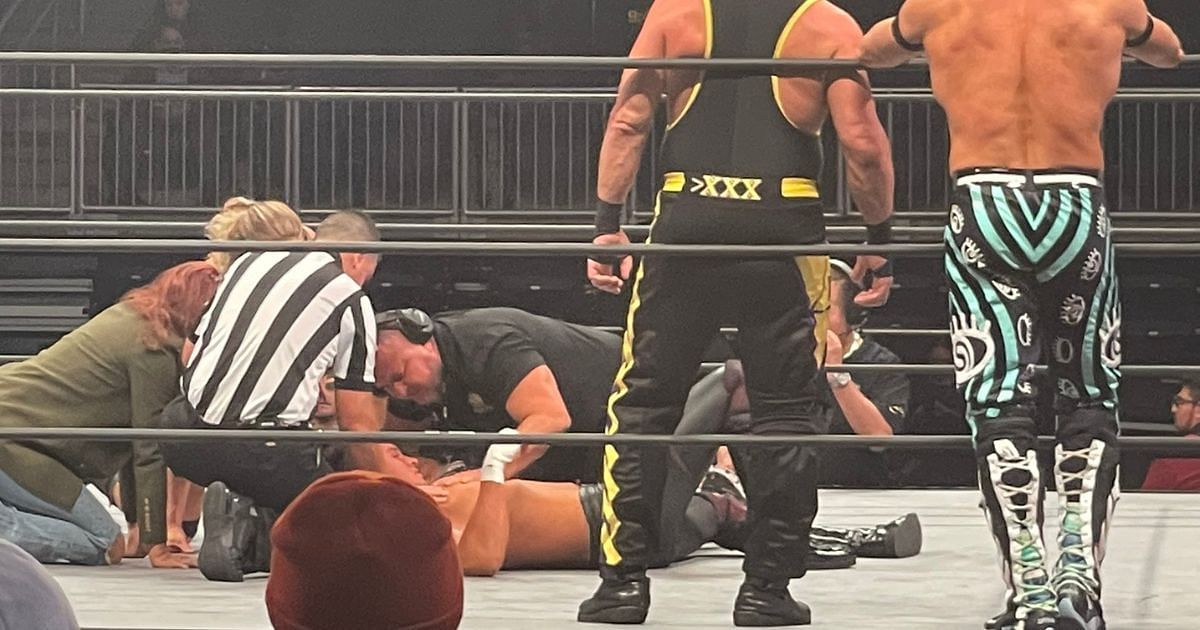 This AEW star suffered a concussion.