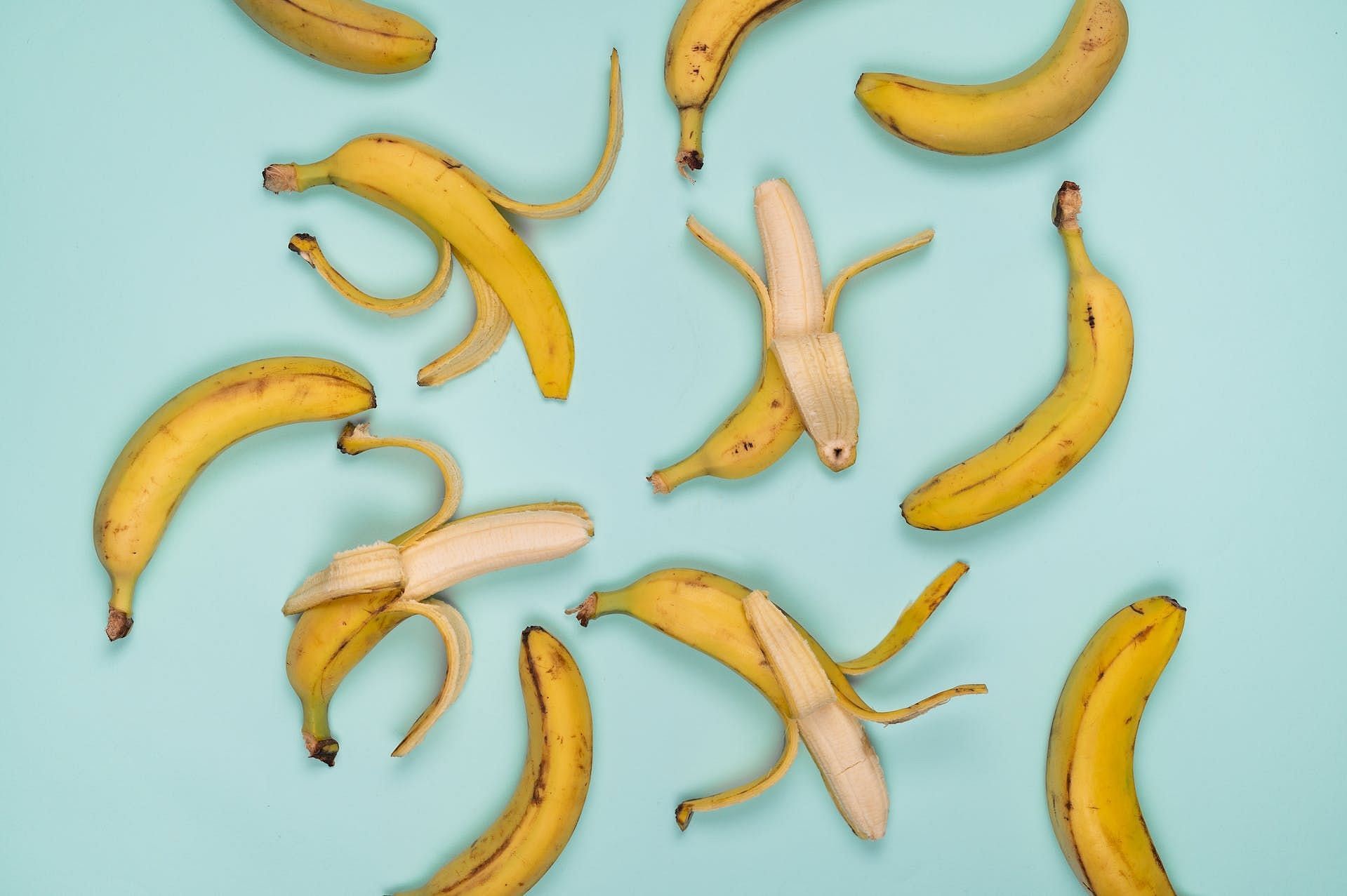Banana peels contain antimicrobial properties. (Image via Pexels/SHVETS production)