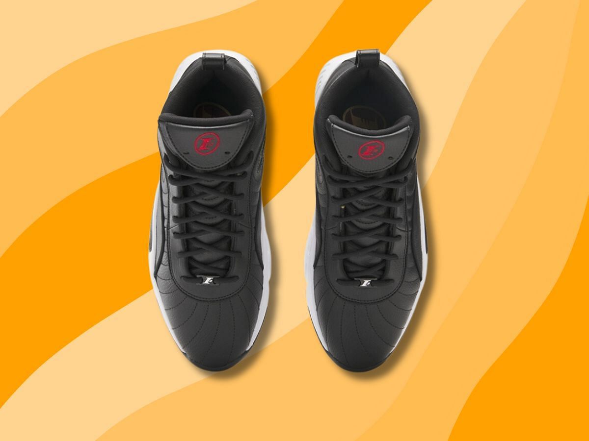 Reebok Answer 3: Black/White-Red sneakers (Image via SBD)